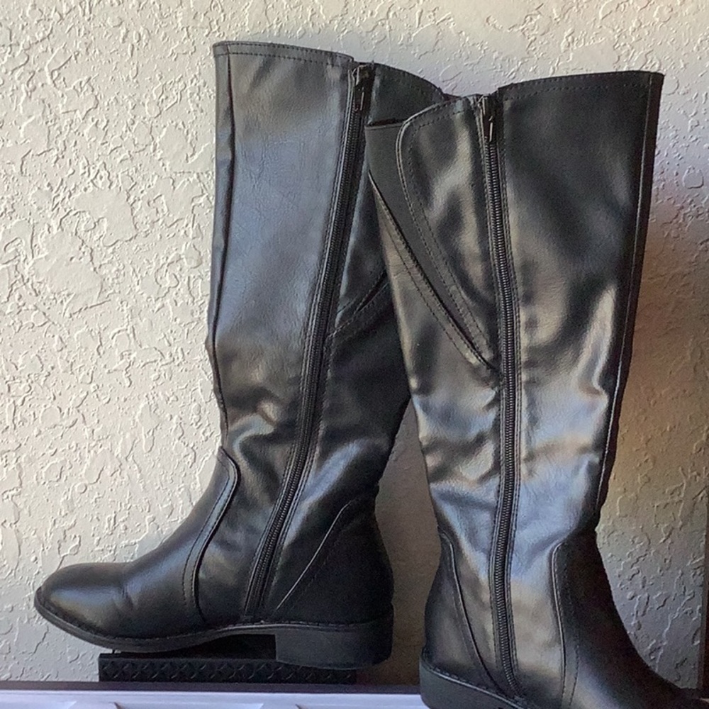 Style&Co Women’s Riding Black Boots - Picture 4 of 5